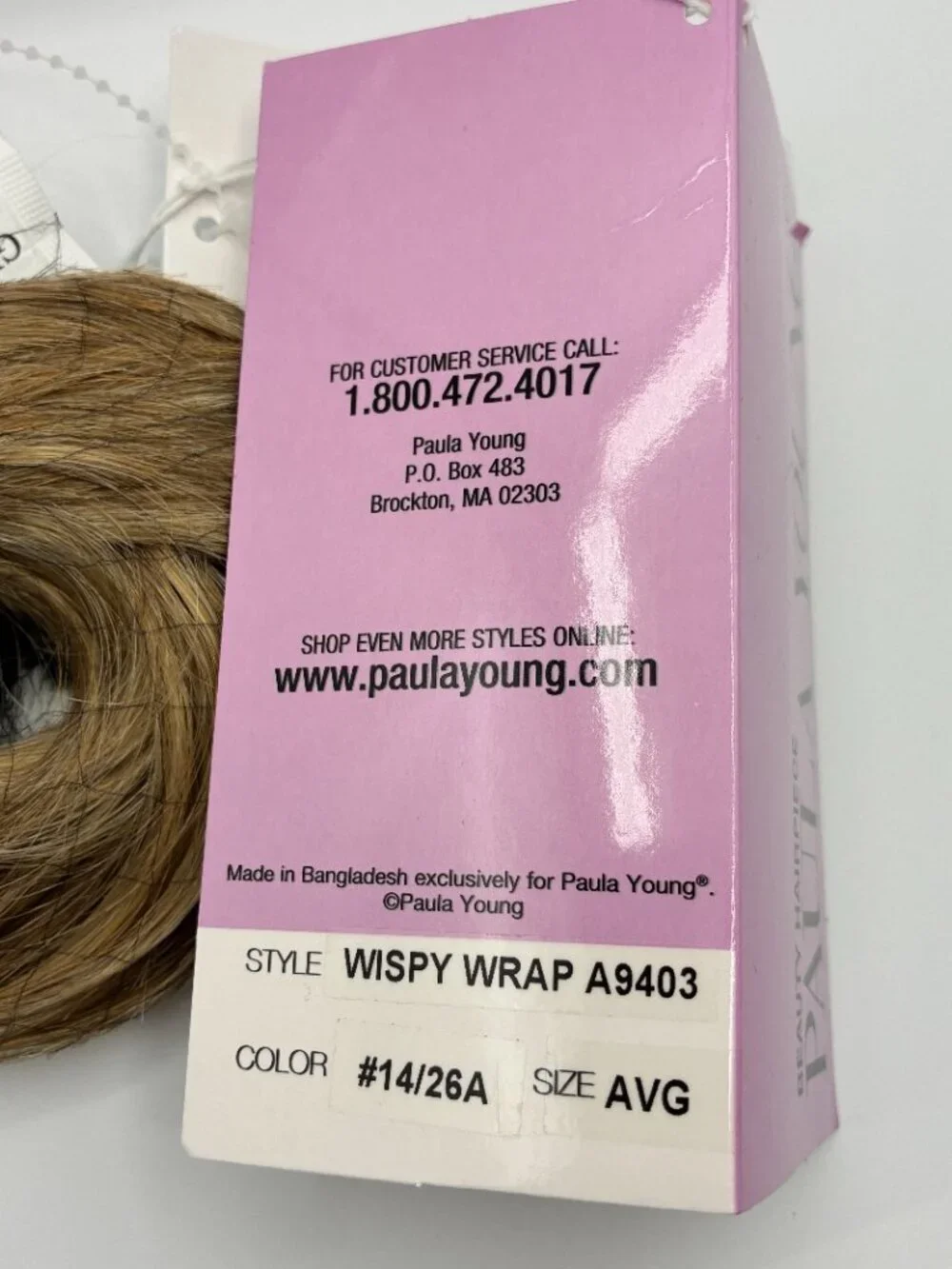 New Paula Young Lot of 2 Wigs Sunkissed Blonde 14/26A Wispy Wrap Curled Up Wrap